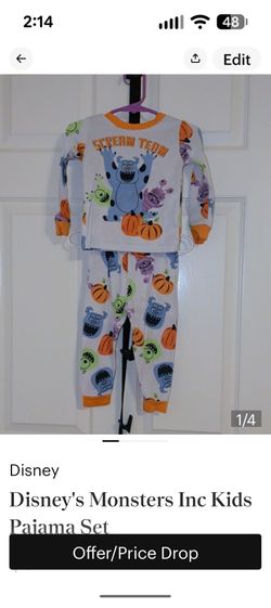 Monsters Inc Pajamas 🍁