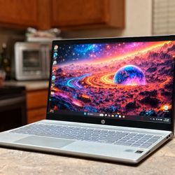 15” HP TOUCHSCREEN LAPTOP WIN 11 PRO, CORE I7, 256GB SSD+1TB HDD, INTEL IRIS GRAPHICS, MS OFFICE PRO 2024