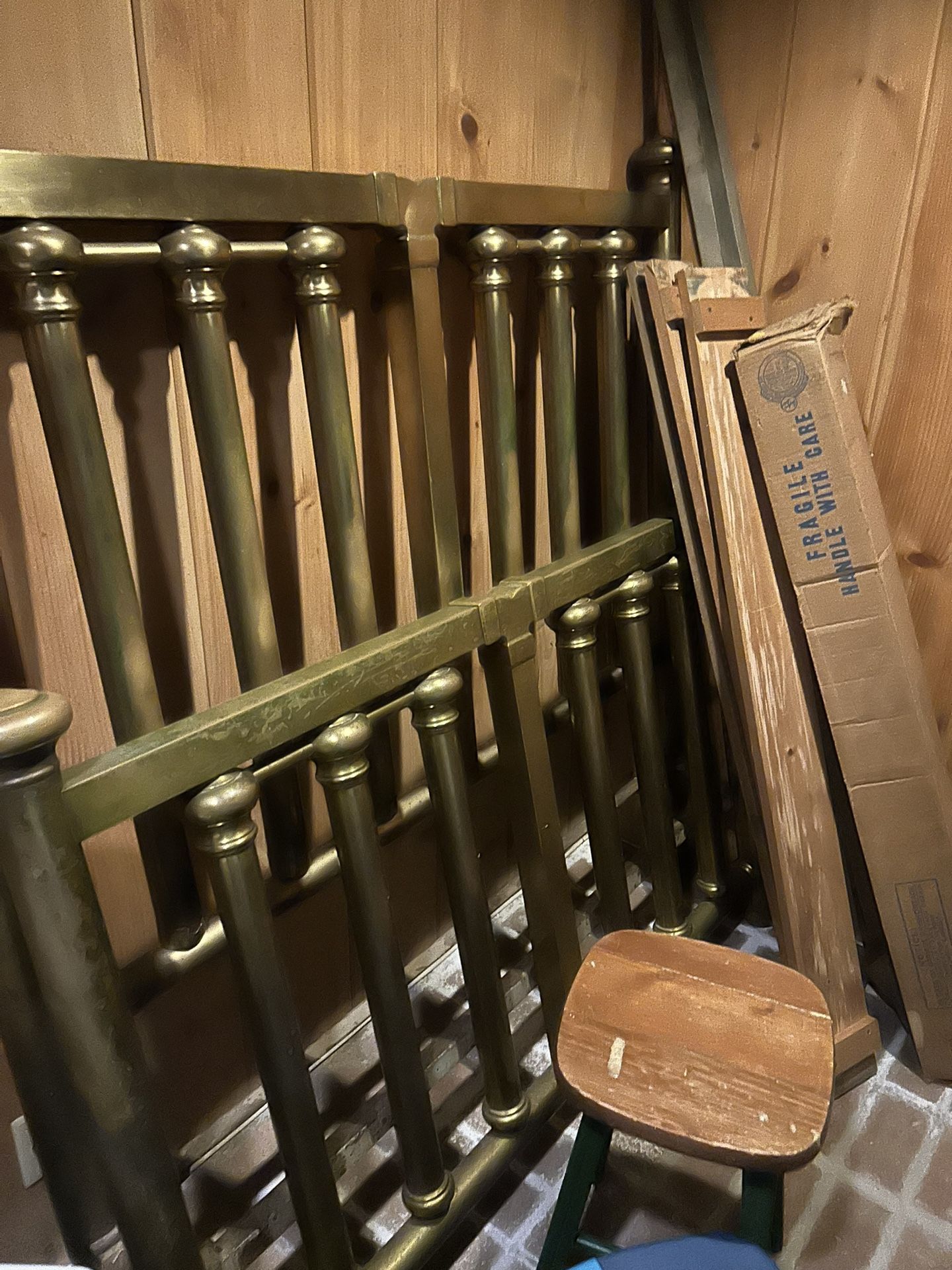 Antique brass Bed