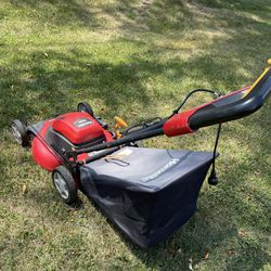 Electric Push Mower, Chainsaw ,  ($50)