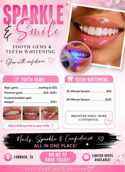 Teeth whitening/ tooth gems