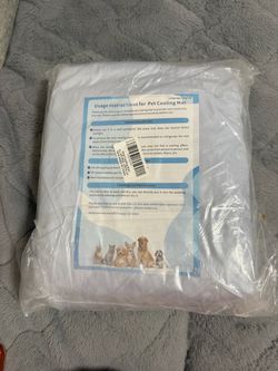 Pet Cooling Mat – Ice Silk, Washable 47x28”