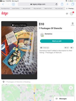 7 Packages of Stencils