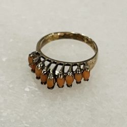 Vintage Coral Ring