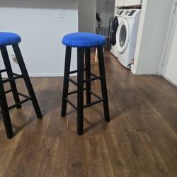 Bancos De Madera Barstool  2 Pieces 