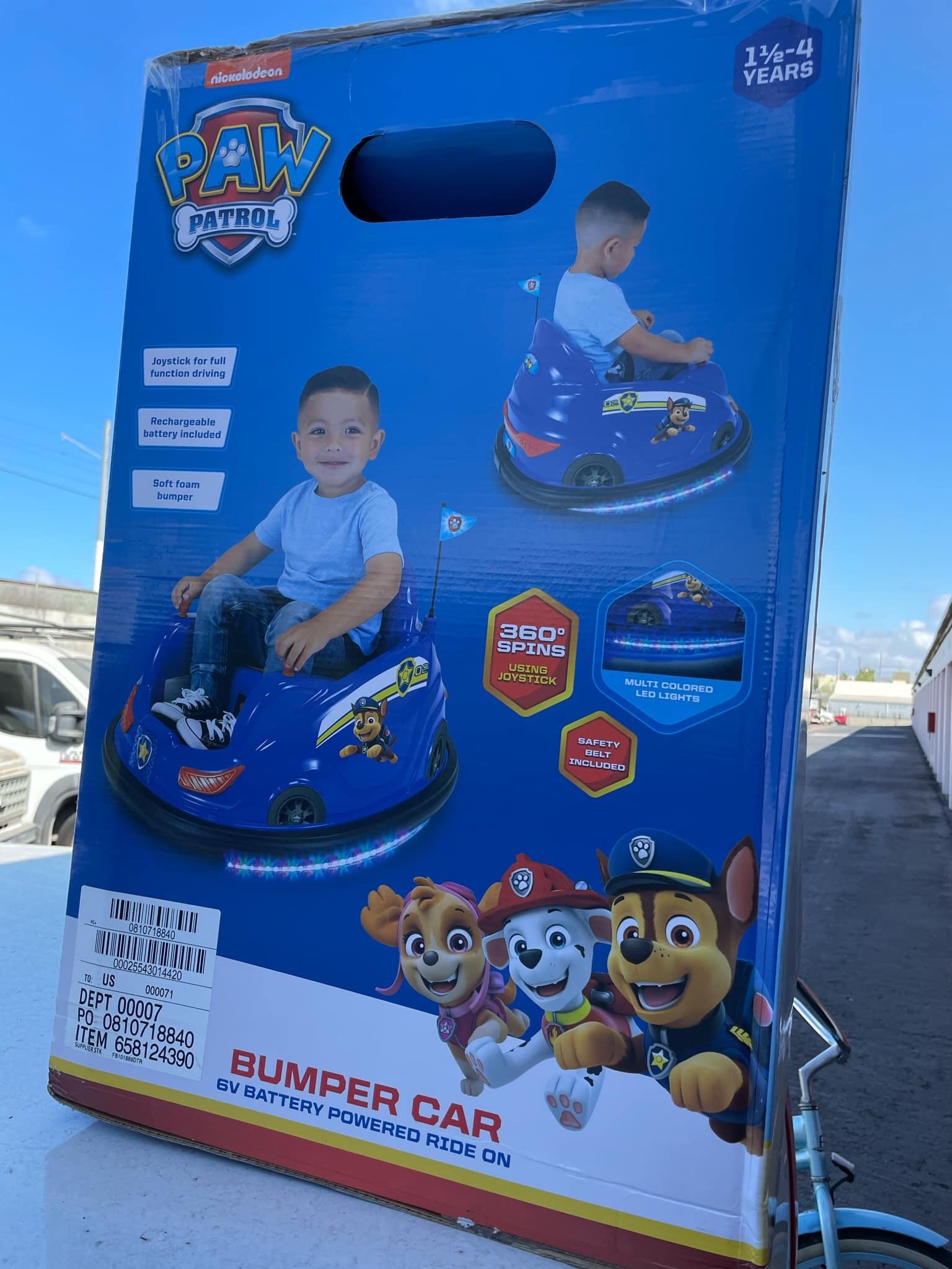 Paw patrol Bumper Car