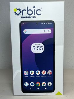 Orbic Trophy 5G Verizon Titanium Black R667L5U-BVZ6 ~ Brand New