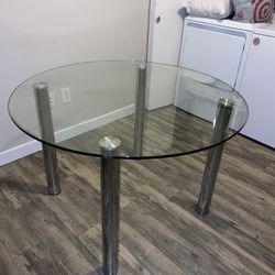 Glass Top Kitchen Table