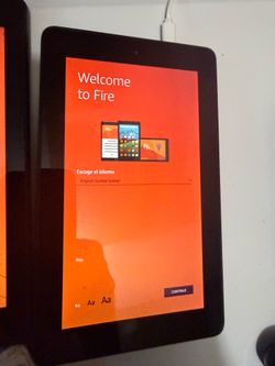 2 Pre-owned Amazon fire 🔥 tablet for sale $40.00