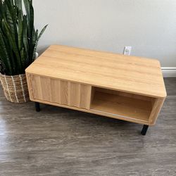 Center Table Fluted Coffee Table