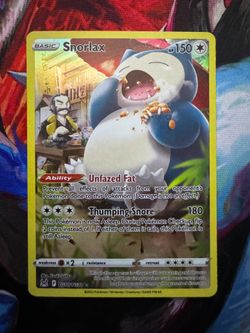 Lost Origin Snorlax Trainer Gallery Ultra Rare TG10/TG30 Pokemon Card