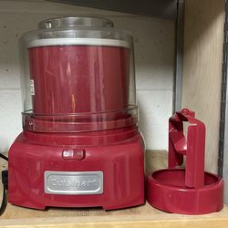 Cuisinart Ice Cream maker red
