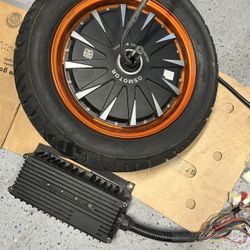 Electric Hub Motor Qsmotor 72V 2000W 12” Wheel