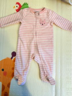 4 Carter’s footed sleep and play