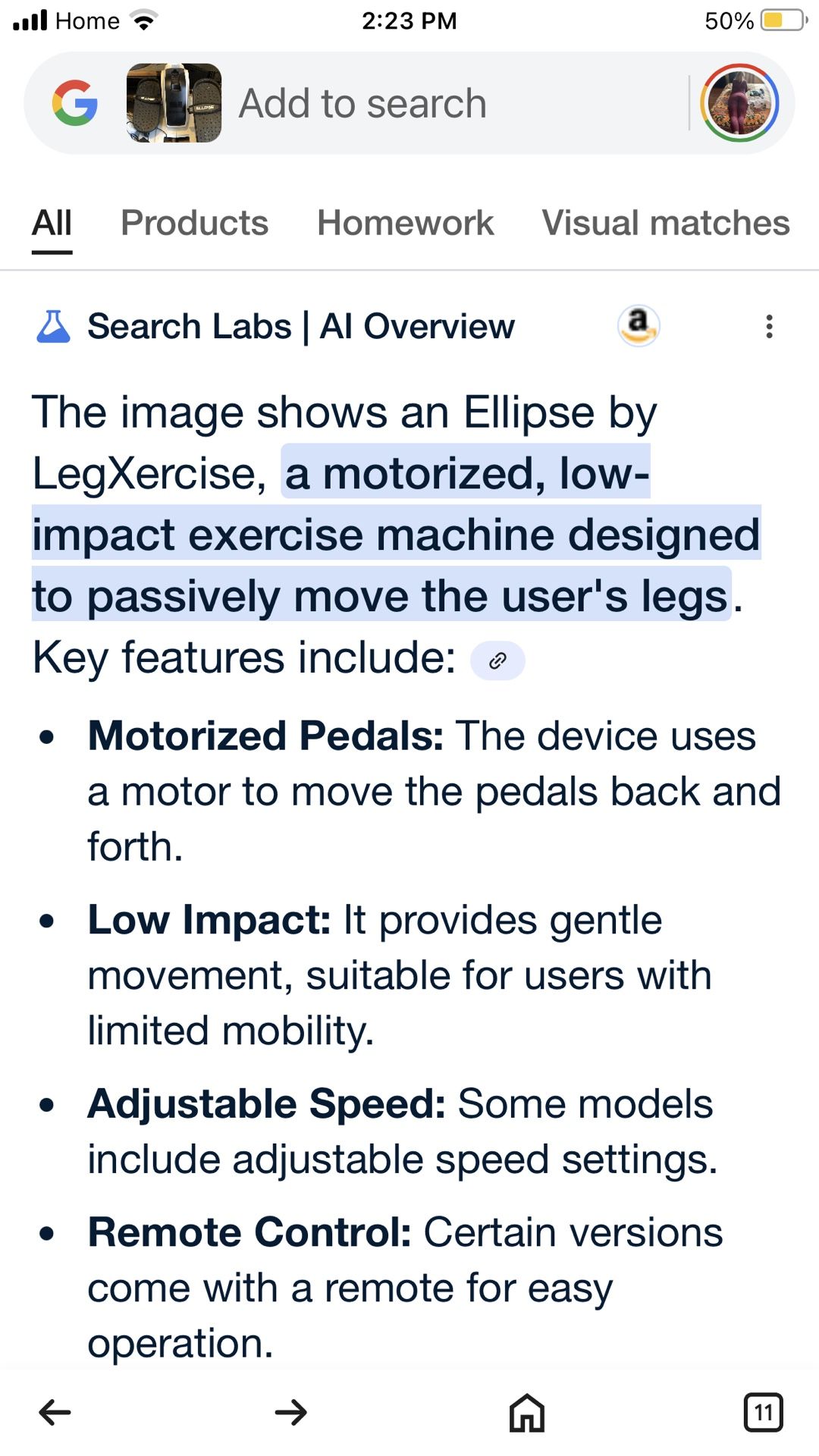 Low Impact Pedal Electric With Remote  & Hobbies