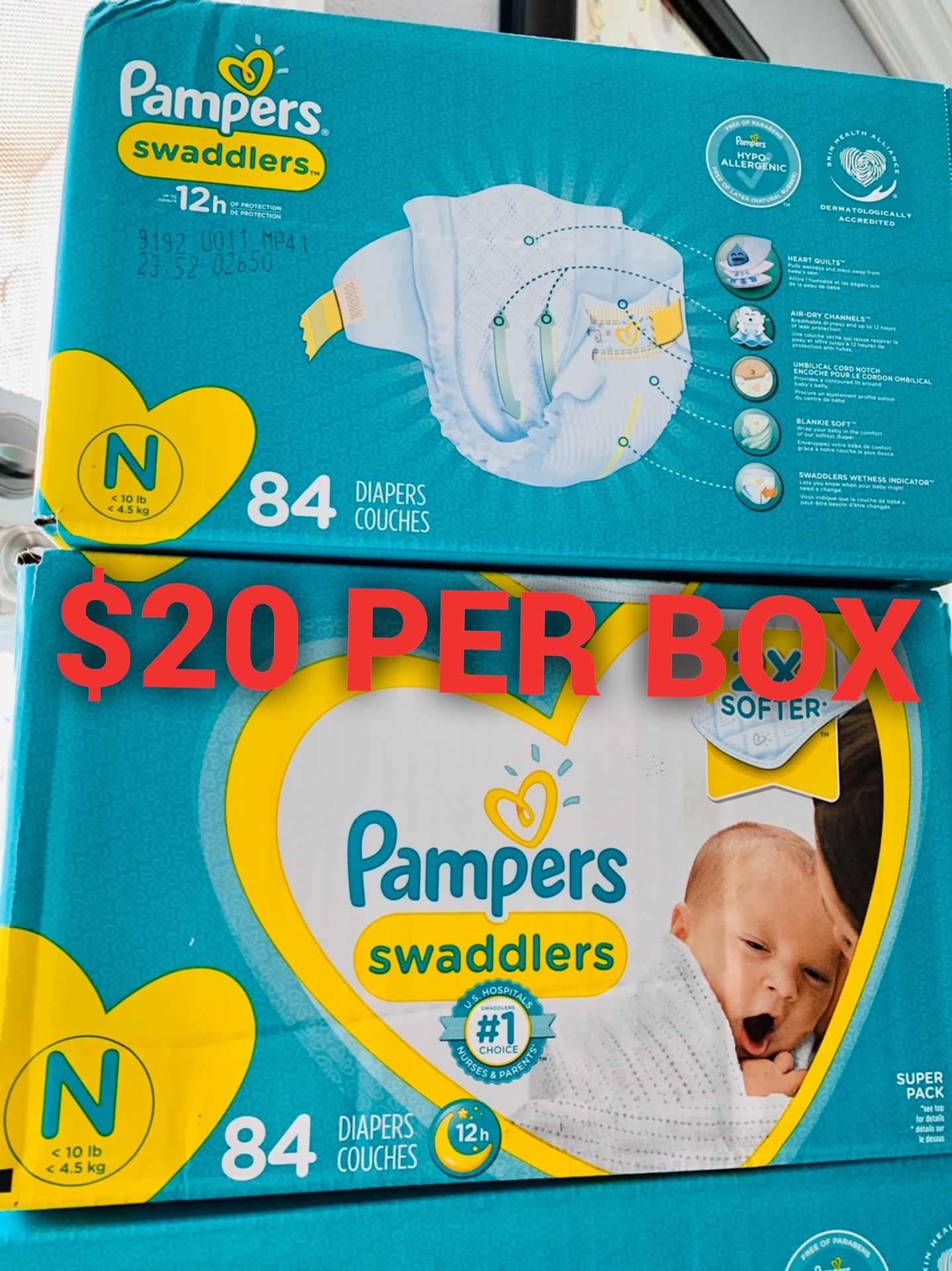 Pampers diapers size Newborn