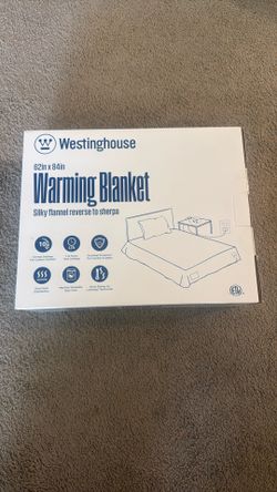 Westinghouse Electric Blanket Twin, Heated Blanket Twin Size with 10 Heating Levels and 1 to 12 Hours Heating Time Settings, Flannel to Sherpa Reversi