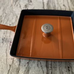 Cast Iron Grilling Pan With Lid 