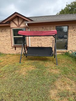 Outdoor Patio Swing with Canopy
