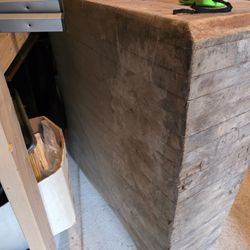 36"x36" Antique Butcher Block