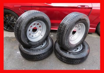 Wheels & Tires for Trailer / RV 225-75-r15 6 lug (one last set)