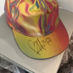 Marty McFly Hat Hand-signed By Bassnectar 