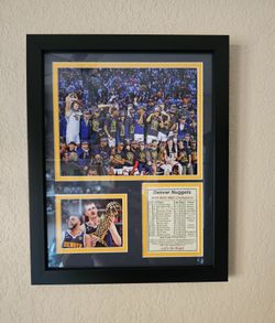 Denver Nuggets 2022-2023 NBA Champions Framed Photo Collage
