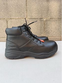 Steel toe work boots mens size 13