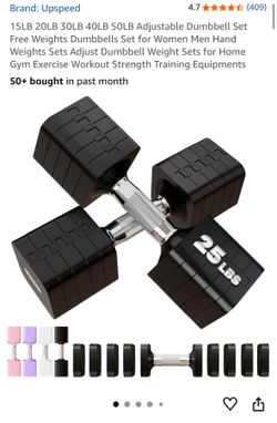Adjustable Dumbbell set