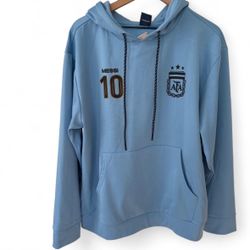 Oficial AFA Argentina Messi blue hoodie Size L