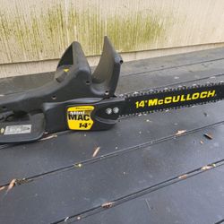 McCulloch mini mac 14 electric chainsaw