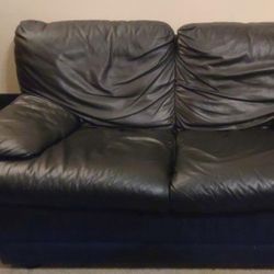 Real Leather Love Seat