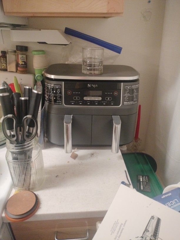 Ninja Foodi 6 In 1 8 Quart 2 Basket Air Fryer W/ Dual Zone Technology