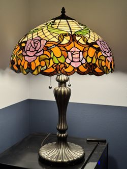 Tiffany Style Glass Lamp NIB