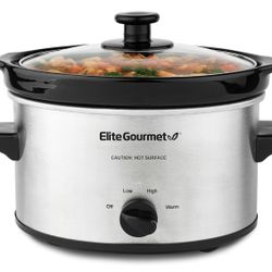 Elite Gourmet MST-275XS Electric Oval Slow Cooker,BRAND NEW IN BOX