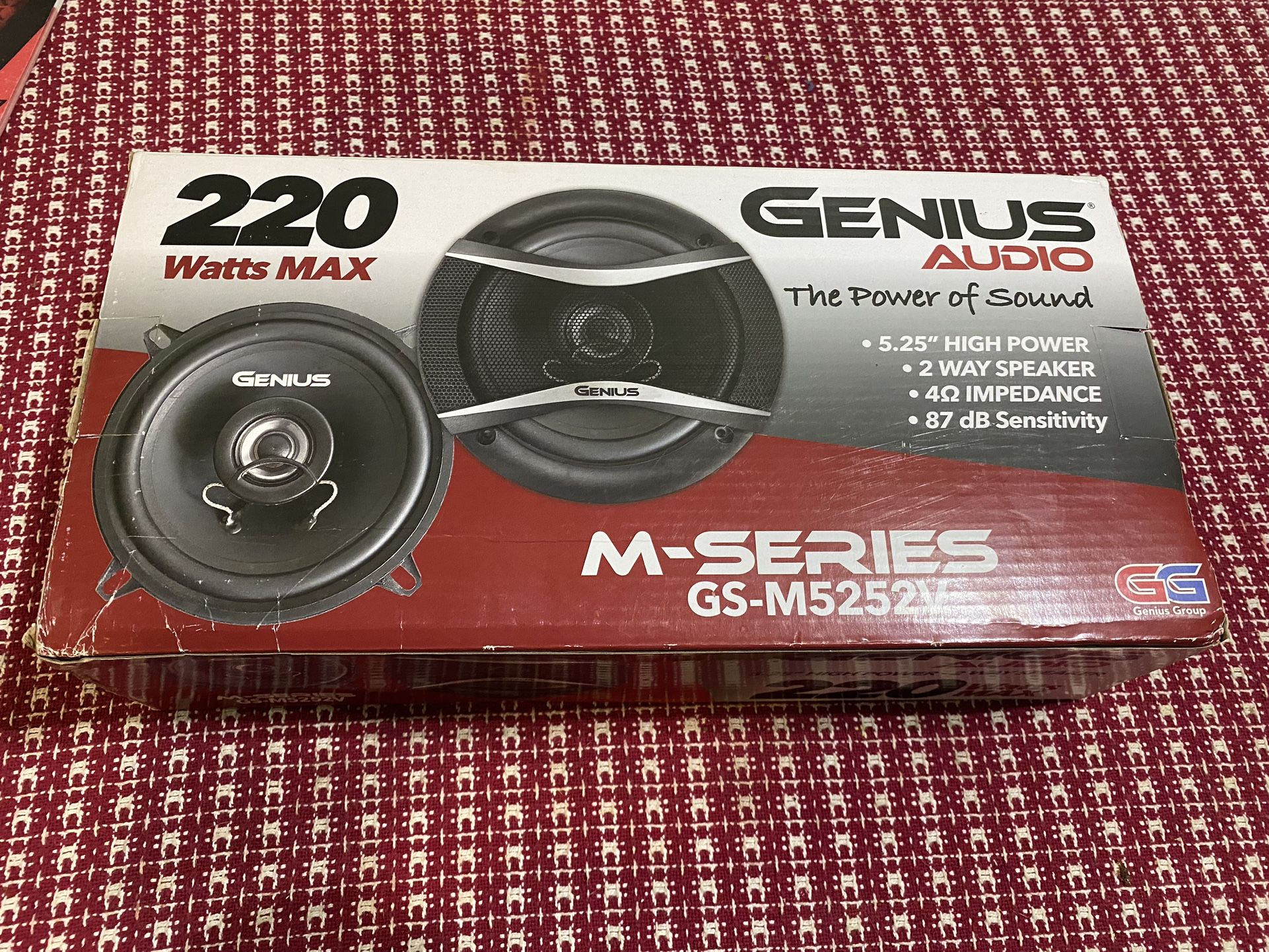 New Genius Audio 5.25” Coaxial Car Audio Speakers