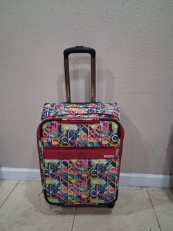 Colorful rolling Suitcase