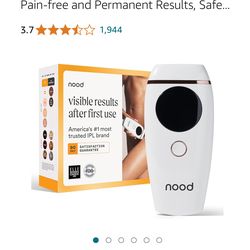 NEW Flasher 2.0 by Nood, IPL Laser Hair Removal Device for Men and Women, Pain-free and Permanent Results, Safe for Whole Body Treatment - Gloss White