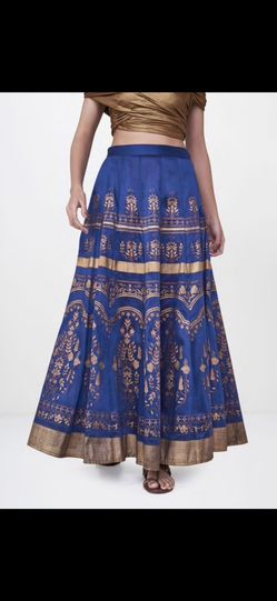 Size M/L Indian Skirt Outfit Ethnic Desi Festive Lehenga