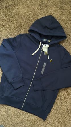 Polo Zip-Up Hoodie Size Large