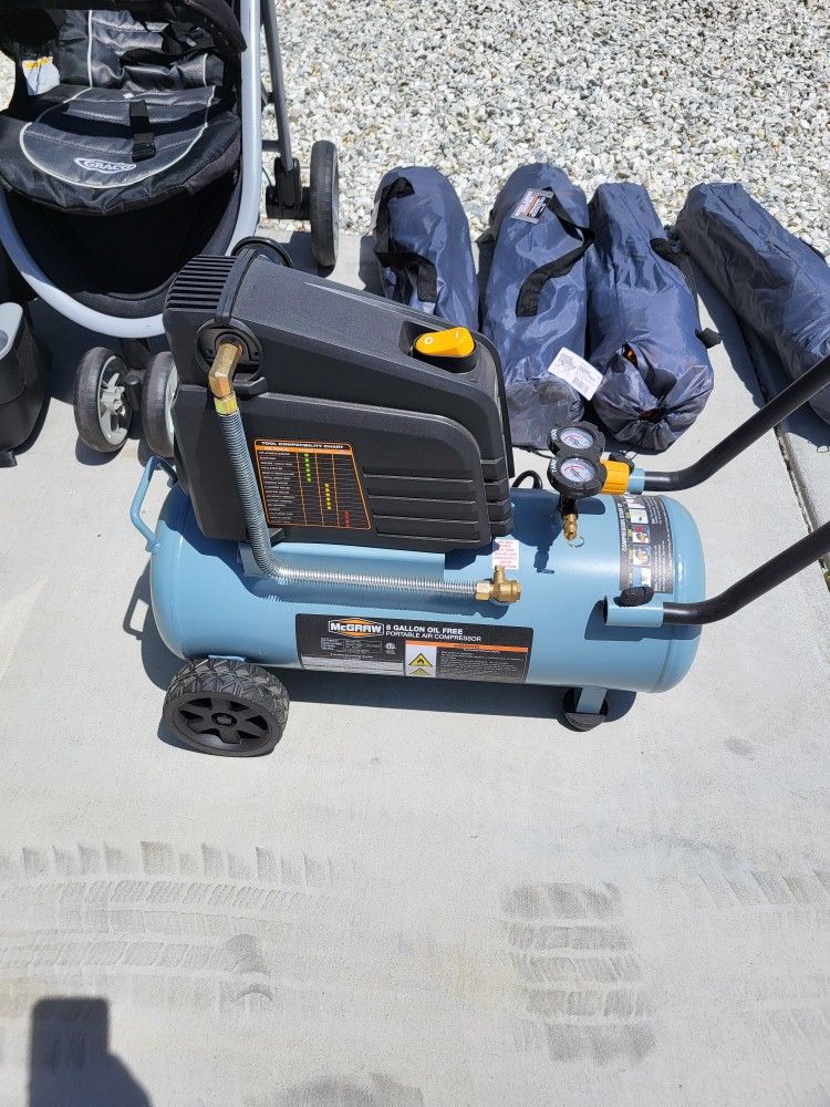 McGraw Portable Air Compressor.