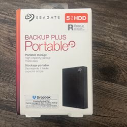 Seagate 5TB Backup Plus External Portable Drive USB 3.0