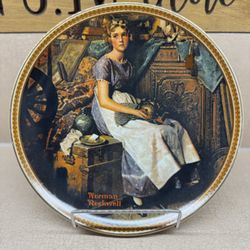Collector plate - Norman Rockwell / Dreaming in the Attic
