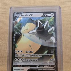 Pokemon Snorlax V #141/202 