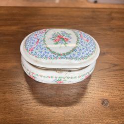 Vintage Otagiri Trinket and Music Box-Rosa-Tavistock-Japan