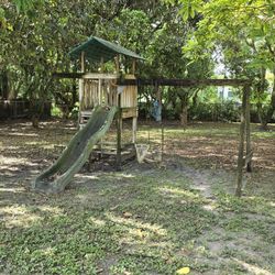 Free Outdoor Swing & Playset 