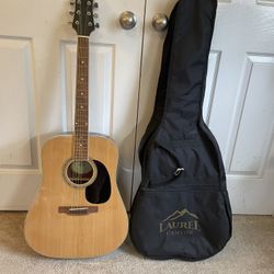 Laurel Canyon Acoustic guitar with gig bag