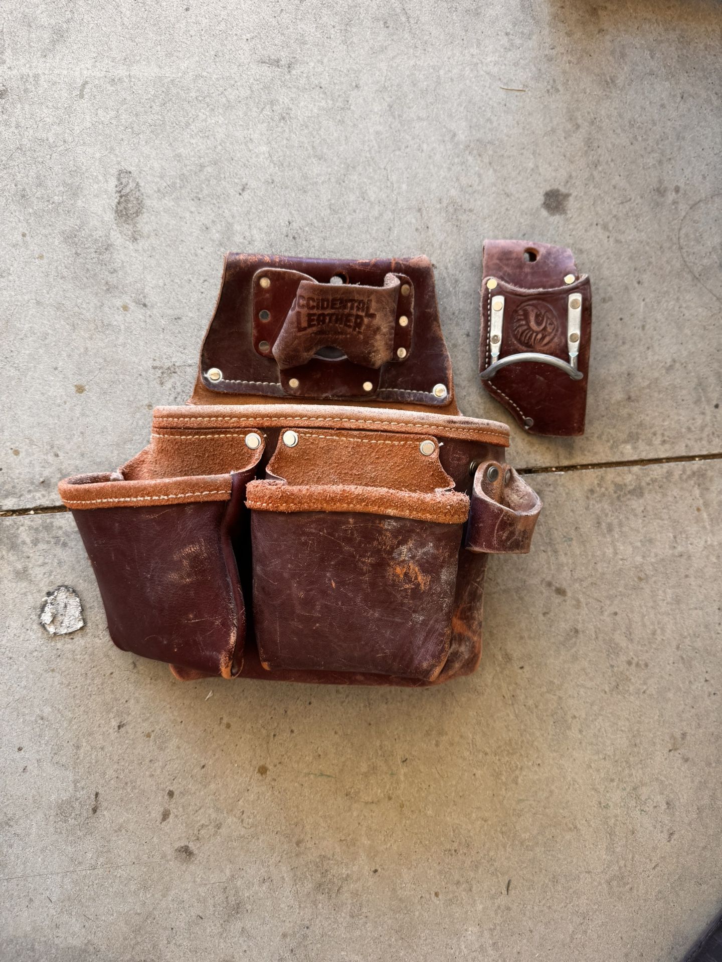 Occidental Leather Pouch And Hammer Holder