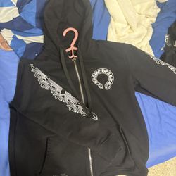Chrome Hearts Zip Up Black 