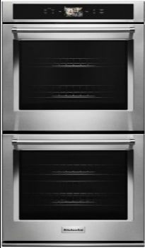 KitchenAid 30" Stainless Steel Double Convection Electric Wall Oven New